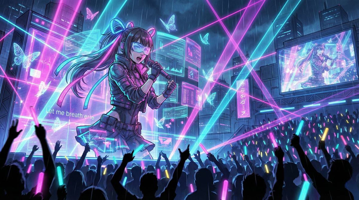 麻豆视频动漫-霓虹舞台虚拟偶像